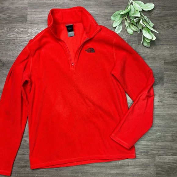 The North Face Other - THE NORTH FACE | sz S red mens quarter zip fleece
